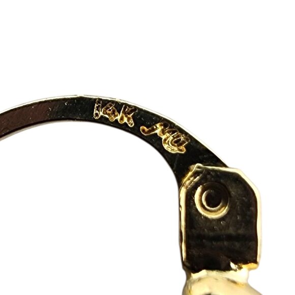 14K Yellow Gold Twisted Hoop Earrings #22724 - Picture 4 of 11